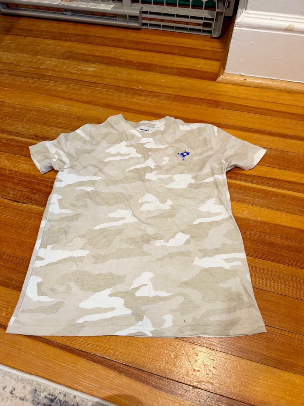 Under Armour Kids' Beige & White Camo Short Sleeve Tee